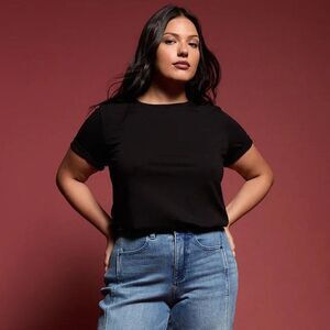 Universal Standard Tee Rex T-Shirt in Black L 22/24